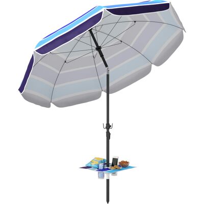 DEVOKO Parasol De Terrasse, Ø198 Cm, Uv30, Réglable, Porte-gobelet, Pour Jardin Terrasse, Ombrage Extérieur, Jardin Terrasse Patio - Publicité DEVOKO Parasol De Terrasse, Ø198 Cm, Uv30, Réglable, Porte-gobelet, Pour Jardin Terrasse, Ombrage Extérieur, Jardin Terrasse Patio - Publicité