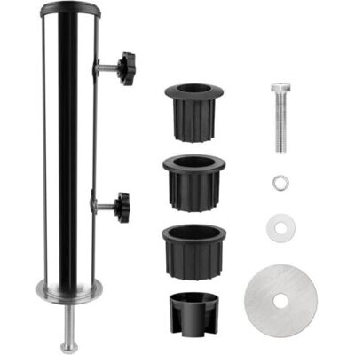 ABYSSE Tube Universel En Acier Inoxydable, Kit De Support De Parasol En Acier Inoxydable, Acier Inoxydable Pied Parasol, Accessoires Pour Parasols Avec Base En Tube En Acier Inoxydable Pour L'Extérieu - Publicité ABYSSE Tube Universel En Acier Inoxydable, Kit De Support De Parasol En Acier Inoxydable, Acier Inoxydable Pied Parasol, Accessoires Pour Parasols Avec Base En Tube En Acier Inoxydable Pour L'Extérieu - Publicité