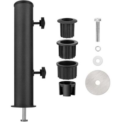 ABYSSE Support De Parasol Universel En Granit Pour Extérieur, Support Robuste Pour Mât De Drapeau En Marbre, Support De Parasol De Table, Support De Parasol À Monter Soi-même – Noir - Publicité ABYSSE Support De Parasol Universel En Granit Pour Extérieur, Support Robuste Pour Mât De Drapeau En Marbre, Support De Parasol De Table, Support De Parasol À Monter Soi-même – Noir - Publicité