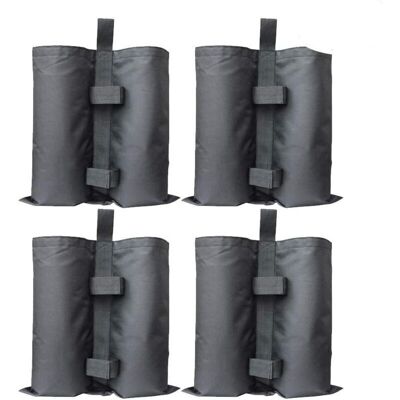 ACKERMAN Lot De 4 Poids De Sable Pour Tonnelle, Robustes, De Qualité Industrielle, Pour Pieds, Tente D'Ombrage, Parasol De Terrasse - Publicité ACKERMAN Lot De 4 Poids De Sable Pour Tonnelle, Robustes, De Qualité Industrielle, Pour Pieds, Tente D'Ombrage, Parasol De Terrasse - Publicité