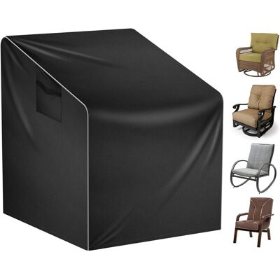 GRASSLIN 1 Housse Fauteuil Jardin, Imperméable Oxford 210d, Résistante Uv Intempéries, Pour Chaise Pivotante Extérieur - Publicité GRASSLIN 1 Housse Fauteuil Jardin, Imperméable Oxford 210d, Résistante Uv Intempéries, Pour Chaise Pivotante Extérieur - Publicité