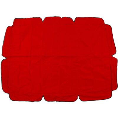 PELTOR Jeffergarden Auvent De Balançoire D'Extérieur Étanche, Chaise De Remplacement En Tissu Oxford Enduit D'Argent 420d Pour Jardin Et Patio Rouge - Publicité PELTOR Jeffergarden Auvent De Balançoire D'Extérieur Étanche, Chaise De Remplacement En Tissu Oxford Enduit D'Argent 420d Pour Jardin Et Patio Rouge - Publicité