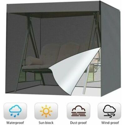 URSUS Housse De Balancelle De Jardin,t-audace 3 Places 210d Oxford Bâche De Balancelle Anti-uv Imperméable, Couverture De Protection Balançoire Extérieur 220x170x125cm - Publicité URSUS Housse De Balancelle De Jardin,t-audace 3 Places 210d Oxford Bâche De Balancelle Anti-uv Imperméable, Couverture De Protection Balançoire Extérieur 220x170x125cm - Publicité