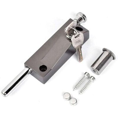 ABYSSE Serrure De Porte Universelle En Alliage D'Aluminium Noir, Accessoires D'Installation Inclus (vis Et 2 Clés), Convient Aux Chambres, Abris De Jardin, Garages, Etc. Publicité ABYSSE Serrure De Porte Universelle En Alliage D'Aluminium Noir, Accessoires D'Installation Inclus (vis Et 2 Clés), Convient Aux Chambres, Abris De Jardin, Garages, Etc. Publicité