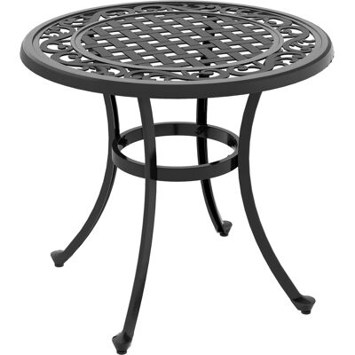 ARRIGONI Table De Jardin Style Vintage 60 X 60 X 53 Cm Noir - Publicité ARRIGONI Table De Jardin Style Vintage 60 X 60 X 53 Cm Noir - Publicité