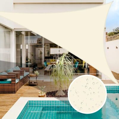 MOXIE Sjlerst Parasol Résistant Aux Uv 10 Ft, Triangle Sail Canopy Garden Plant Shelter Breathable Greenhouse Cover For Outdoor Patio Camping Backyard Swimming Pool - Publicité MOXIE Sjlerst Parasol Résistant Aux Uv 10 Ft, Triangle Sail Canopy Garden Plant Shelter Breathable Greenhouse Cover For Outdoor Patio Camping Backyard Swimming Pool - Publicité