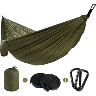 ABYSSE Hamac Ultra-léger De Voyage Camping 200 Kg Capacité De Charge,(270 X 140 Cm) Nylon À Parachute 2 X Mousquetons, 2 X Sangles De Nylon Pour Jardin D'Interieur/extérieur - Publicité ABYSSE Hamac Ultra-léger De Voyage Camping 200 Kg Capacité De Charge,(270 X 140 Cm) Nylon À Parachute 2 X Mousquetons, 2 X Sangles De Nylon Pour Jardin D'Interieur/extérieur - Publicité