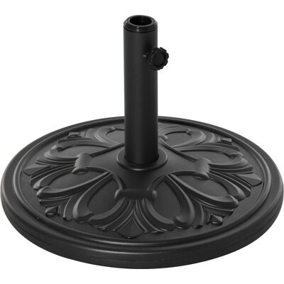ACKERMAN Pied De Parasol Ø48 X 34 Cm Pour Parasols Ø35/ø38/ø48 Mm, En Plastique Et Ciment, Noir Antique, Support Stable Pour Jardin Et Terrasse - Publicité ACKERMAN Pied De Parasol Ø48 X 34 Cm Pour Parasols Ø35/ø38/ø48 Mm, En Plastique Et Ciment, Noir Antique, Support Stable Pour Jardin Et Terrasse - Publicité