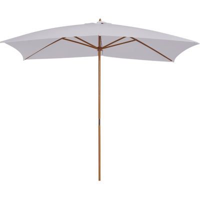 ARRIGONI Parasol Droit Rectangulaire Parasol De Jardin Grande Taille Grande Taille Dim. 3l X 2l X 2,5h M Blanc - Publicité ARRIGONI Parasol Droit Rectangulaire Parasol De Jardin Grande Taille Grande Taille Dim. 3l X 2l X 2,5h M Blanc - Publicité