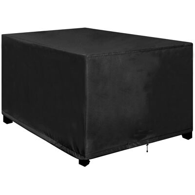 GRASSLIN 1 Housse De Protection Table Jardin 140x130x80cm Tissu Oxford 600d Imperméable Anti-uv Pour Mobilier Extérieur Noir - Publicité GRASSLIN 1 Housse De Protection Table Jardin 140x130x80cm Tissu Oxford 600d Imperméable Anti-uv Pour Mobilier Extérieur Noir - Publicité