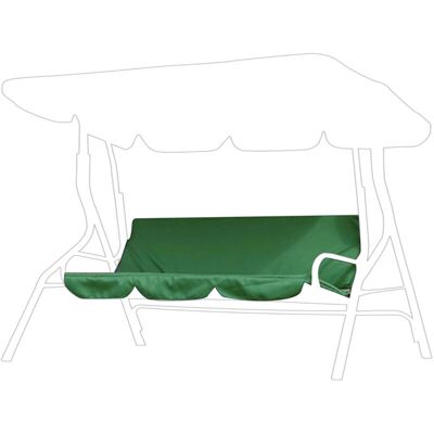 PELTOR Jeffergarden Housse De Coussin De Siège Hamac À Trois Places, En Taffetas De Polyester Imperméable, Pour Jardin Et Cour, 150x50x10cm (vert) - Publicité PELTOR Jeffergarden Housse De Coussin De Siège Hamac À Trois Places, En Taffetas De Polyester Imperméable, Pour Jardin Et Cour, 150x50x10cm (vert) - Publicité