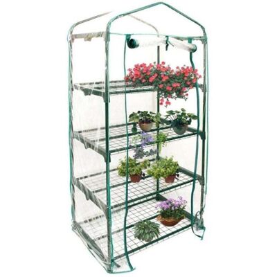 Zanussi Housse De Serre En Pvc 4 Couches - Housse De Remplacement Pour Mini Serre De Jardin Pour Usage Intérieur Ou Extérieur (cadre En Fer Non Inclus) - Publicité Zanussi Housse De Serre En Pvc 4 Couches - Housse De Remplacement Pour Mini Serre De Jardin Pour Usage Intérieur Ou Extérieur (cadre En Fer Non Inclus) - Publicité