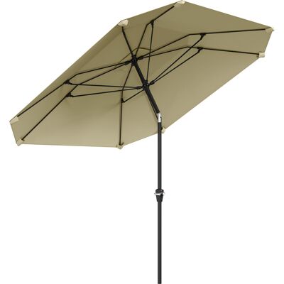 ACKERMAN Parasol Ø233 Cm, Parasol Avec Inclinaison, Octogonal Parasol De Balcon Parasol De Plage Résistant Au Vent Stable Parasol De Marché Parasol À Manivelle Protection Solaire Pour Plage Balcon Terrasse Jar - Publicité ACKERMAN Parasol Ø233 Cm, Parasol Avec Inclinaison, Octogonal Parasol De Balcon Parasol De Plage Résistant Au Vent Stable Parasol De Marché Parasol À Manivelle Protection Solaire Pour Plage Balcon Terrasse Jar - Publicité