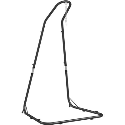 ACKERMAN Support Pour Chaise Suspendue Outsunny, Capacité De Charge Jusqu'à 150 Kg, Hauteur Réglable, Idéal Pour Le Jardin Et Le Balcon, Noir - Publicité ACKERMAN Support Pour Chaise Suspendue Outsunny, Capacité De Charge Jusqu'à 150 Kg, Hauteur Réglable, Idéal Pour Le Jardin Et Le Balcon, Noir - Publicité