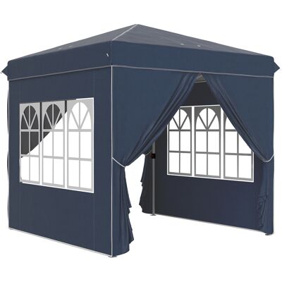 EASYCOMFORT As Easy Tonnelle 2,5x2,5m, Imperméable Stable Résistante À L'Hiver Tonnelle Pliante Pop-up, Protection Uv 50+, Pliable Tente De Réception Tente De Jardin Avec 4 Panneaux Latéraux Sac Tonnelle De Jardi - Publicité EASYCOMFORT As Easy Tonnelle 2,5x2,5m, Imperméable Stable Résistante À L'Hiver Tonnelle Pliante Pop-up, Protection Uv 50+, Pliable Tente De Réception Tente De Jardin Avec 4 Panneaux Latéraux Sac Tonnelle De Jardi - Publicité