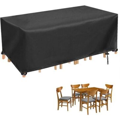 BRINSEA Housse Pour Mobilier De Jardin, Rectangulaire, Imperméable, D'Extérieur, Protection Uv, Noire, 250 X 110 X 90 Cm - Publicité BRINSEA Housse Pour Mobilier De Jardin, Rectangulaire, Imperméable, D'Extérieur, Protection Uv, Noire, 250 X 110 X 90 Cm - Publicité