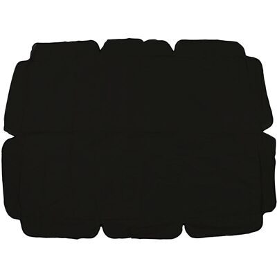 PELTOR Jeffergarden Auvent De Balançoire D'Extérieur Étanche, Chaise De Remplacement En Tissu Oxford Enduit D'Argent 420d Pour Jardin Et Patio Noir - Publicité PELTOR Jeffergarden Auvent De Balançoire D'Extérieur Étanche, Chaise De Remplacement En Tissu Oxford Enduit D'Argent 420d Pour Jardin Et Patio Noir - Publicité