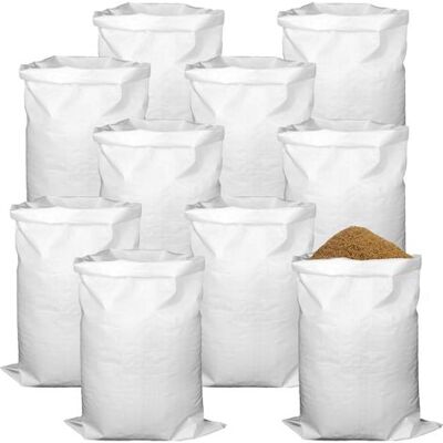 ABYSSE 10 Sacs À Gravat 55 X 95 Cm 55kg, Toile Tissée Polypropylène Résistant, Sac De Chantier, Déchets Jardin, Sable, Réutilisable - Publicité ABYSSE 10 Sacs À Gravat 55 X 95 Cm 55kg, Toile Tissée Polypropylène Résistant, Sac De Chantier, Déchets Jardin, Sable, Réutilisable - Publicité
