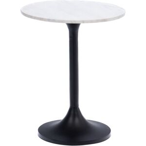 Hellin - Amadeus - Bout De Canapé Marbre Blanc 40 Cm - Publicité Hellin - Amadeus - Bout De Canapé Marbre Blanc 40 Cm - Publicité