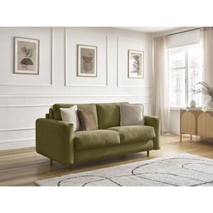 Bobochic - Canapé Droit Convertible Nouveau Cocoone Ouverture Express Tissu Texturé 140x200 Vert - Publicité Bobochic - Canapé Droit Convertible Nouveau Cocoone Ouverture Express Tissu Texturé 140x200 Vert - Publicité