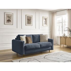 Bobochic - Canapé Droit Convertible Nouveau Cocoone Ouverture Express Tissu Texturé 140x200 Bleu Foncé - Publicité Bobochic - Canapé Droit Convertible Nouveau Cocoone Ouverture Express Tissu Texturé 140x200 Bleu Foncé - Publicité