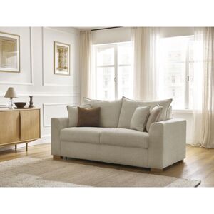 Bobochic - Canapé Droit Convertible Ouverture Express Augustin Tissu Texturé 140x200 Beige - Publicité Bobochic - Canapé Droit Convertible Ouverture Express Augustin Tissu Texturé 140x200 Beige - Publicité