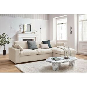 Bobochic - Canapé D'Angle Fixe Réversible Belair Beige - Publicité Bobochic - Canapé D'Angle Fixe Réversible Belair Beige - Publicité