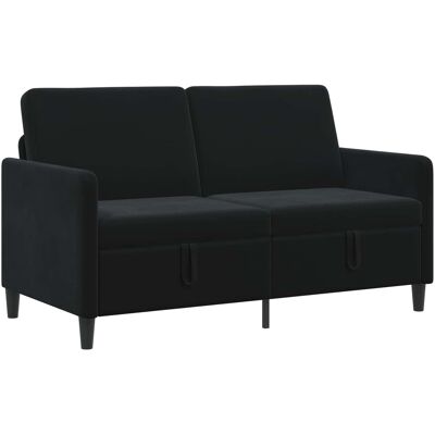 Sofa Avec Rangement Noir 152 X 78 X 87 Cm Polyester Vidaxl - Publicité Sofa Avec Rangement Noir 152 X 78 X 87 Cm Polyester Vidaxl - Publicité
