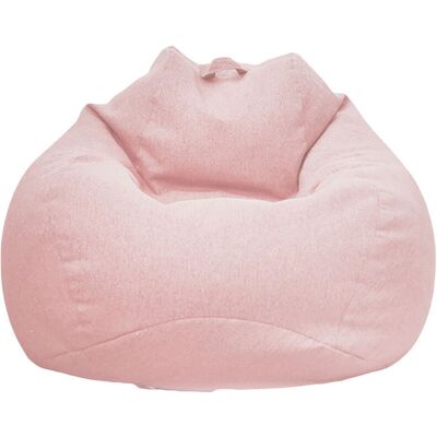 BRINSEA Sac De Canapé Lazy Housse De Canapé Inclinable Tissu Housses De Fauteuil Housse De Chaises Sans Remplissage Siège Pouf Feuilletée Tatami Salon Meubles (rose, 90 X 110cm) - Publicité BRINSEA Sac De Canapé Lazy Housse De Canapé Inclinable Tissu Housses De Fauteuil Housse De Chaises Sans Remplissage Siège Pouf Feuilletée Tatami Salon Meubles (rose, 90 X 110cm) - Publicité