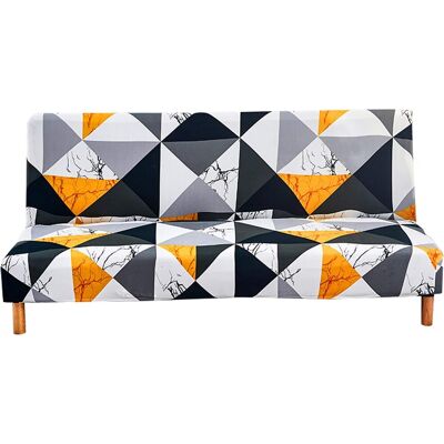 OEM 1 Housse De Canapé Sans Bras 3 Places, Tissu Extensible Antidérapant, Motif Géométrique, Pour Salon 180-210 Cm - Publicité OEM 1 Housse De Canapé Sans Bras 3 Places, Tissu Extensible Antidérapant, Motif Géométrique, Pour Salon 180-210 Cm - Publicité