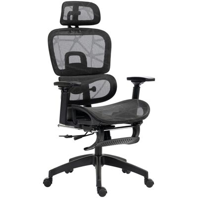 A MOON Fauteuil De Bureau, Chaise De Bureau Ergonomique En Maille Avec Accoudoirs 3d, Dossier Inclinable, 66x64x122 Cm, Noir - Publicité A MOON Fauteuil De Bureau, Chaise De Bureau Ergonomique En Maille Avec Accoudoirs 3d, Dossier Inclinable, 66x64x122 Cm, Noir - Publicité