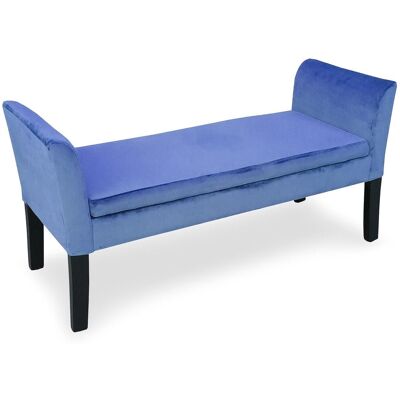 MENZZO Banc Coffre Idor Velours Bleu - Publicité MENZZO Banc Coffre Idor Velours Bleu - Publicité