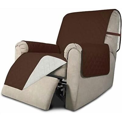OEM Housse Pour Fauteuil Inclinable, Réversible, Imperméable, Avec Sangles Élastiques – Convient Aux Fauteuils Inclinables De 22 Pouces, Café/ivoire. Publicité OEM Housse Pour Fauteuil Inclinable, Réversible, Imperméable, Avec Sangles Élastiques – Convient Aux Fauteuils Inclinables De 22 Pouces, Café/ivoire. Publicité