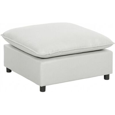 OEM Repose Pied Salon Carré, Ottoman Avec Pieds En Plastique, Pouf Salon Pour Chambre À Coucher, Entrée, 75x75x40 Cm, Gris - Publicité OEM Repose Pied Salon Carré, Ottoman Avec Pieds En Plastique, Pouf Salon Pour Chambre À Coucher, Entrée, 75x75x40 Cm, Gris - Publicité