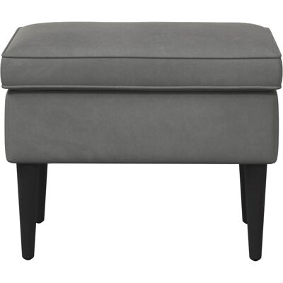 Vidaxl Pouf Gris Foncé 55 X 35 X 41 Cm Velours - Publicité Vidaxl Pouf Gris Foncé 55 X 35 X 41 Cm Velours - Publicité