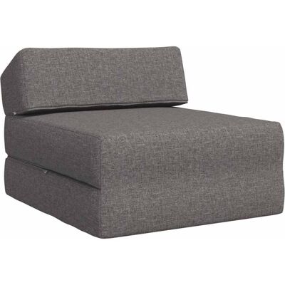 Canapé-lit Pliable Gris Clair 60 X 70 X 41 Cm Tissu Vidaxl - Publicité Canapé-lit Pliable Gris Clair 60 X 70 X 41 Cm Tissu Vidaxl - Publicité