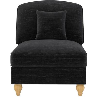 OEM Canapé Windsor Sans Accoudoirs, En Tissu Chenille, Avec 1 Coussin - Noir, Un Meuble De Haute Qualité - Publicité OEM Canapé Windsor Sans Accoudoirs, En Tissu Chenille, Avec 1 Coussin - Noir, Un Meuble De Haute Qualité - Publicité