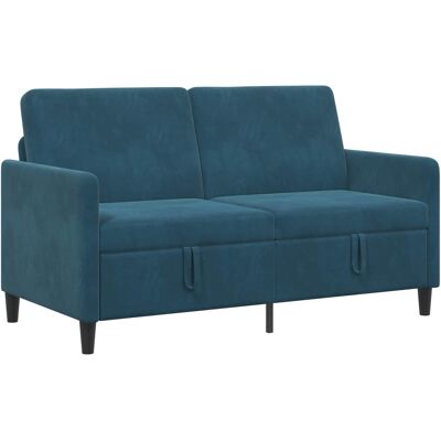 Sofa Avec Rangement Bleu 152 X 78 X 87 Cm Polyester Vidaxl - Publicité Sofa Avec Rangement Bleu 152 X 78 X 87 Cm Polyester Vidaxl - Publicité