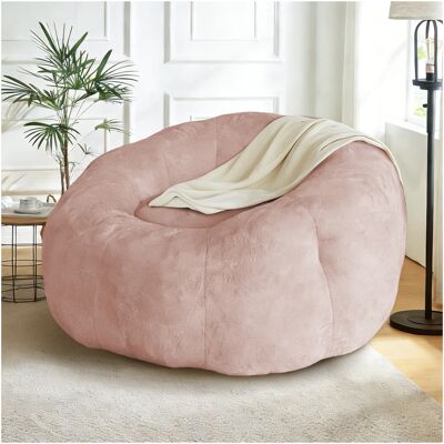 ACKERMAN Grand Fauteuil Bean Bag Rond Pour Salon Avec Stabilité Améliorée Pour Une Détente Polyvalente Au Salon Et Dans La Chambre - Publicité ACKERMAN Grand Fauteuil Bean Bag Rond Pour Salon Avec Stabilité Améliorée Pour Une Détente Polyvalente Au Salon Et Dans La Chambre - Publicité