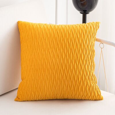OEM Housses De Coussin En Velours 50x50 Cm, Lot De 2, Jaune Uni, Décoratives Pour Salon, Chambre, Canapé. Publicité OEM Housses De Coussin En Velours 50x50 Cm, Lot De 2, Jaune Uni, Décoratives Pour Salon, Chambre, Canapé. Publicité
