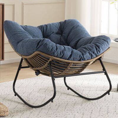 ACKERMAN Fauteuil À Bascule, Fauteuil D'Accent En Peluche Chenille, Fauteuil À Bascule Moderne Pour Chambre D'Enfant, Salon, Chambre À Coucher, Appartement - Publicité ACKERMAN Fauteuil À Bascule, Fauteuil D'Accent En Peluche Chenille, Fauteuil À Bascule Moderne Pour Chambre D'Enfant, Salon, Chambre À Coucher, Appartement - Publicité