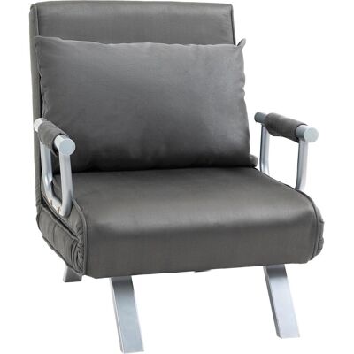 OEM Canapé-lit 3 En 1, Fauteuil-lit, Lit D'Appoint, Matelas Pliant, Méridienne 65 X 69 X 80 Cm Gris - Publicité OEM Canapé-lit 3 En 1, Fauteuil-lit, Lit D'Appoint, Matelas Pliant, Méridienne 65 X 69 X 80 Cm Gris - Publicité