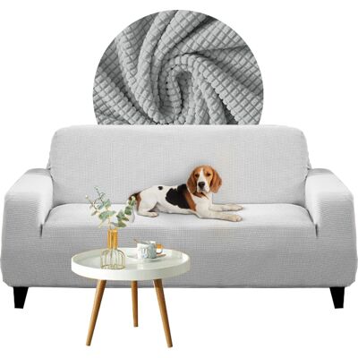 OEM Housse Pour Canapé 3 Places, Canapé-lit, Jacquard Gris Clair - Publicité OEM Housse Pour Canapé 3 Places, Canapé-lit, Jacquard Gris Clair - Publicité