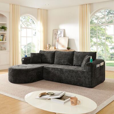 OEM Le Canapé D'Angle En Forme De L, Qui Fait Partie De La Série Cloud Sofa, Est Doté D'Une Conception À Monter Soi-même, - Publicité OEM Le Canapé D'Angle En Forme De L, Qui Fait Partie De La Série Cloud Sofa, Est Doté D'Une Conception À Monter Soi-même, - Publicité