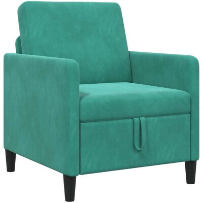 Sofa Avec Rangement Turquoise 72 X 78 X 87 Cm Polyester Vidaxl - Publicité Sofa Avec Rangement Turquoise 72 X 78 X 87 Cm Polyester Vidaxl - Publicité