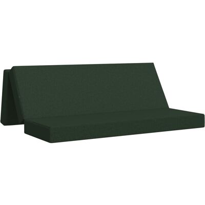 Canapé-lit Pliable 200 X 67 X 45 Cm Vert Foncé Vidaxl - Publicité Canapé-lit Pliable 200 X 67 X 45 Cm Vert Foncé Vidaxl - Publicité