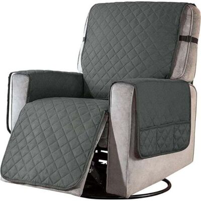 SCORPIO Housse De Fauteuil Relax Matelassé Couvre Fauteuil Inclinable Doux Protecteur Canapé 1 Place Antidérapant Pour Animaux De Compagnie Pour Chaise Canapé Décorative (gris Foncé) - Publicité SCORPIO Housse De Fauteuil Relax Matelassé Couvre Fauteuil Inclinable Doux Protecteur Canapé 1 Place Antidérapant Pour Animaux De Compagnie Pour Chaise Canapé Décorative (gris Foncé) - Publicité