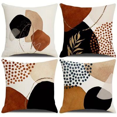 Generic Lot De 4 Housse Coussin En Lin Coussin De Canapé Moderne Boho Coussin Canape Motif Abstrait Coussin Canape Chambre Canapé Extérieur Housse Oreiller - Publicité Generic Lot De 4 Housse Coussin En Lin Coussin De Canapé Moderne Boho Coussin Canape Motif Abstrait Coussin Canape Chambre Canapé Extérieur Housse Oreiller - Publicité