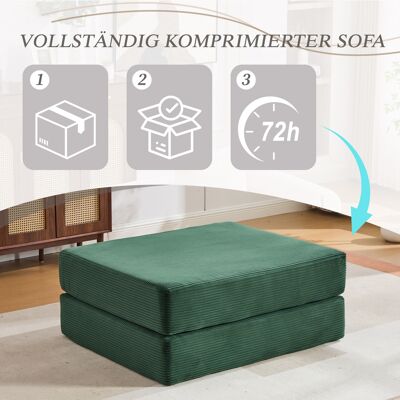 MIDUODUO Fauteuil En Velours Côtelé À Cadre Métallique Ergonomique. Rembourrage Épais Avec Poche Latérale Et Coussin,design Modulable Pour Tout Intérieur. Publicité MIDUODUO Fauteuil En Velours Côtelé À Cadre Métallique Ergonomique. Rembourrage Épais Avec Poche Latérale Et Coussin,design Modulable Pour Tout Intérieur. Publicité
