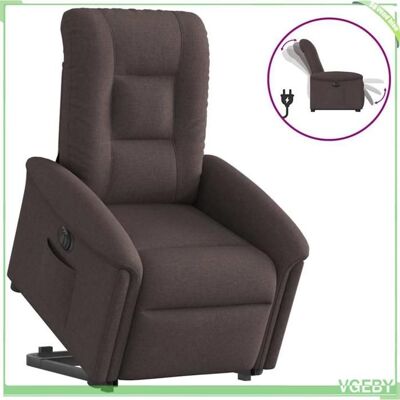OEM Fauteuil Inclinable Électrique - 3303279 - Marron Foncé Tissu - Releveur Électrique - Inclinaison Jusqu'à 135° - Publicité OEM Fauteuil Inclinable Électrique - 3303279 - Marron Foncé Tissu - Releveur Électrique - Inclinaison Jusqu'à 135° - Publicité